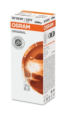 W16W 12V 16W W2,1x9,5d 1 St. OSRAM