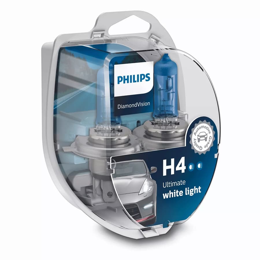 H4 Halogen-Scheinwerferlampe Offroad – H4 12V 60/55W P43t DiamondVision 2 St. Philips