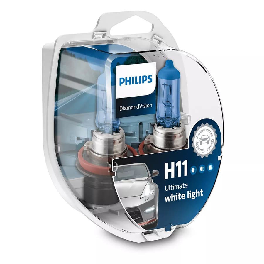 H11 Halogen-Scheinwerferlampe Offroad – H11 12V 55W PGj19-2 DiamondVision 2 St. Philips