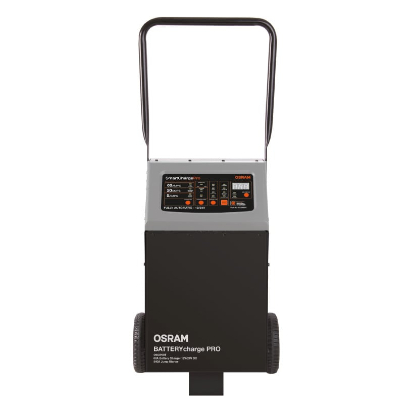 OSRAM BATTERYcharge PRO 60A Professionelles Batterieladegerät 60 A, 12/24 V – OSCP60T