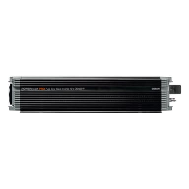 POWERinvert PRO Pure Sine Wave Inverter 12V DC 600W RCD 1 St. OSRAM