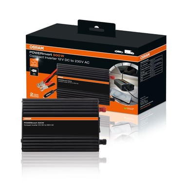 POWERinvert Modified Sine Wave Inverter 12V DC 500W 1 St. OSRAM