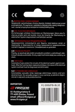 KFZ-Flachsicherungen MINI Ersatzsicherungen 10 St. Blister FirstGear
