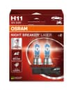 H11 Halogen-Scheinwerferlampe 12V 55W PGJ19-2 NIGHT BREAKER® LASER +150% mehr Helligkeit 2 St. OSRAM