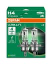 H4 Halogen-Scheinwerferlampe 12V 60/55W P43t ULTRA LIFE 4 Jahre Garantie 2 St. OSRAM