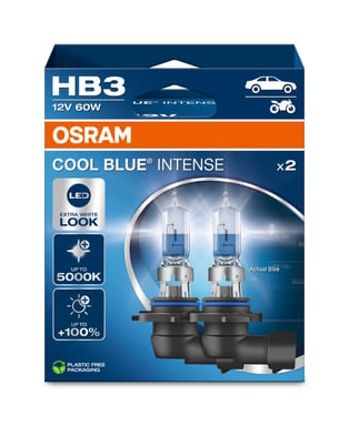 HB3 12V 60W P20d Cool Blue INTENSE NextGen. 5000K +100% Duo 2 St. OSRAM