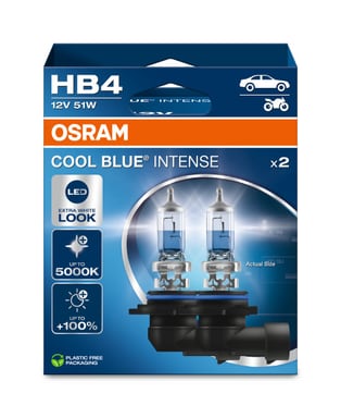 HB4 12V 51W P22d Cool Blue INTENSE NextGen. 5000K +100% Duo 2 St. OSRAM