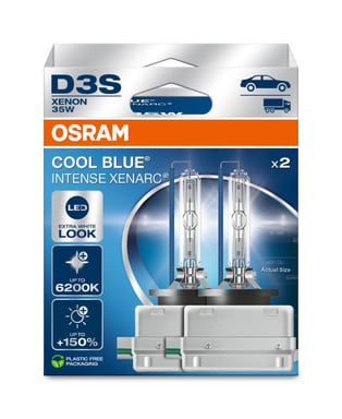 D3S 12V+24V 35W PK32d-5 XENARC COOL BLUE INTENSE NextGen. 6200K +150% 2 St. OSRAM