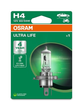 H4 12V 60/55W P43t ULTRA LIFE 4 Jahre Garantie 1 St. Blister OSRAM