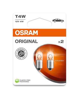 T4W 12V 4W BA9s 2 St. Blister OSRAM