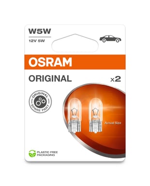 W5W 12V 5W W2,1x9,5d 2 St. Blister OSRAM