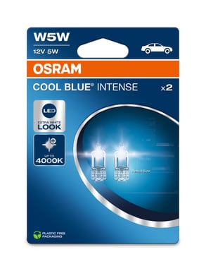 W5W Kfz-Signallampe 12V W2.1x9.5d 5W Cool Blue INTENSE NextGen. 4000K Blister 2 St. OSRAM