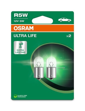 R5W 12V 5W BA15s ULTRA LIFE 2 St. Blister OSRAM