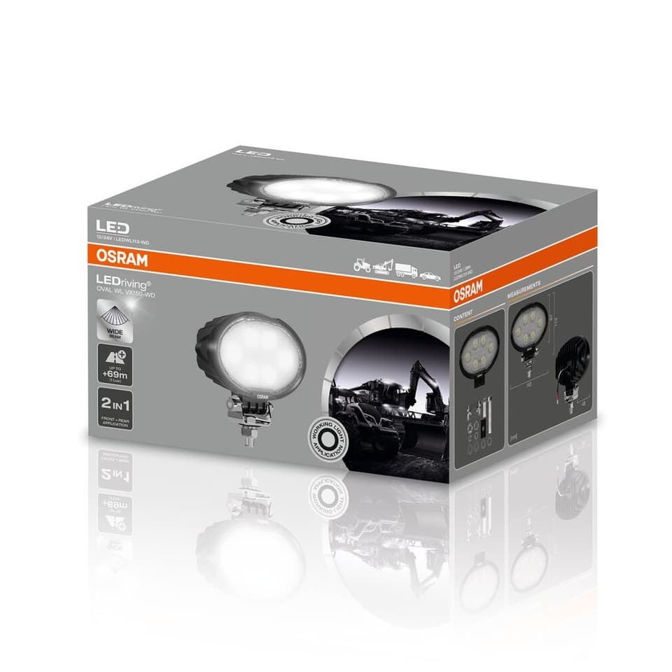 LEDriving Oval WL VX150-WD Arbeitsscheinwerfer 1 St. OSRAM
