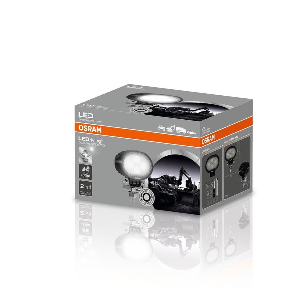 LEDriving Oval WL VX100-WD Arbeitsscheinwerfer 1 St. OSRAM
