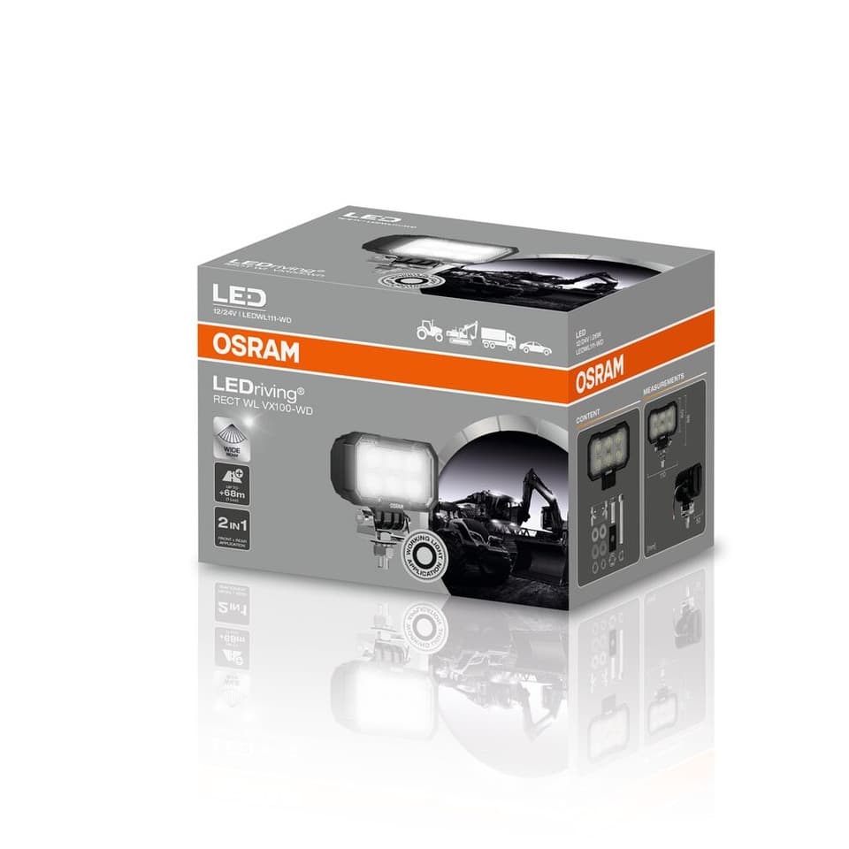 LEDriving Rect WL VX100-WD Arbeitsscheinwerfer 1 St. OSRAM