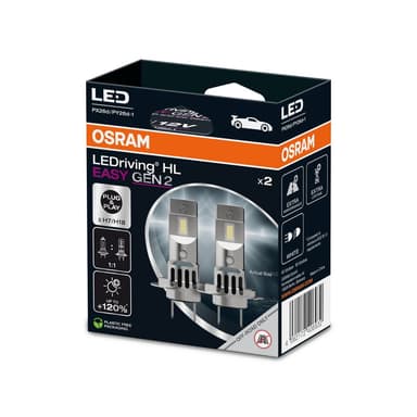 H7/H18 LED-Nachrüstlampe Offroad – LEDriving® HL EASY H7/H18 12V 16.2W PX26d/PY26d-1 6500K White Gen2 2 St. OSRAM