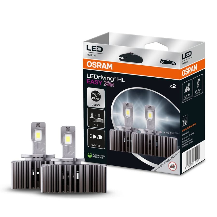 D5S LED-Nachrüstlampe Offroad – LEDriving® HL EASY D5S 50W PK32d-7 6000K White 2 St. OSRAM