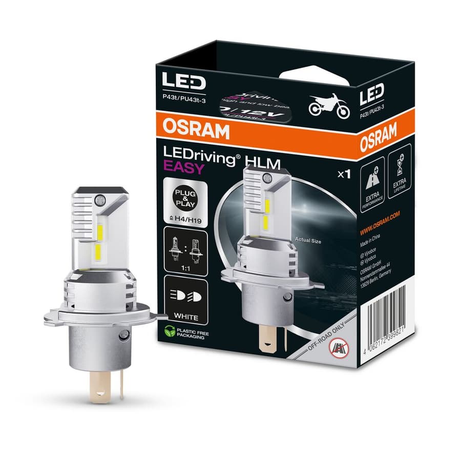 H4/H19 LED-Nachrüstlampe Offroad – LEDriving® HLM EASY H4/H19 12V 18.7W/19W P43t/PU43t-3 6500K White 1 St. OSRAM