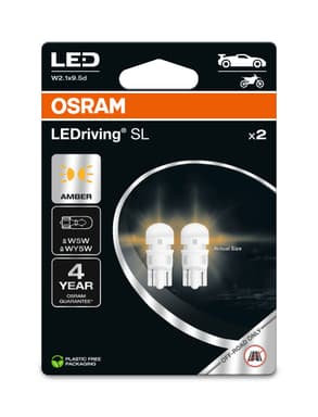 W5W LED-Signallampe Offroad – W5W LEDriving SL Amber 12V Blister 2 St. OSRAM
