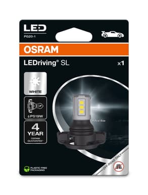 PS19W LED-Signallampe Offroad – LED PS19W 12V 1,8W PG20-1 Retrofit LED Cool White 6000K 1 St. OSRAM