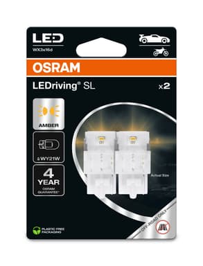 WY21W LED-Signallampe Offroad – WY21W LEDriving SL Amber 12V Blister 2 St. OSRAM