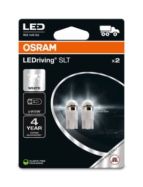 W5W LKW-Signallampe Offroad – LED W5W 24V 1W W2.1x9.5d LEDriving SLT White 6000K Blister 2 St. OSRAM