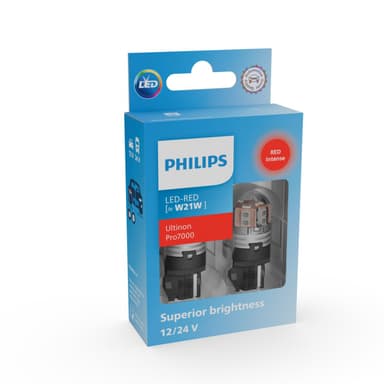 W21W LKW-Signallampe Offroad – W21W 12/24V W3x16d Ultinon Pro7000 2 St. Philips