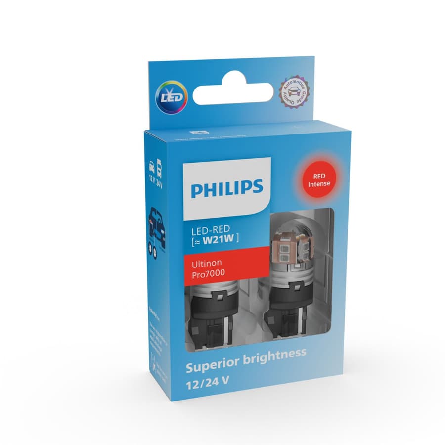 W21W LKW-Signallampe Offroad – W21W 12/24V W3x16d Ultinon Pro7000 2 St. Philips