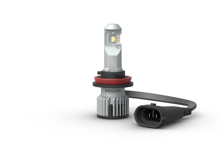 H11 LED-Nachrüstlampe LED H11 12V 18W Ultinon Pro6000 Boost 5800K +400% mit Strassenzul. 2 St. Philips