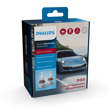 LED-Nachrüstlampe Offroad – Fog 12/24V PGJ19-1/2/3 Ultinon Pro9200 HL 5800K 2 St. Philips