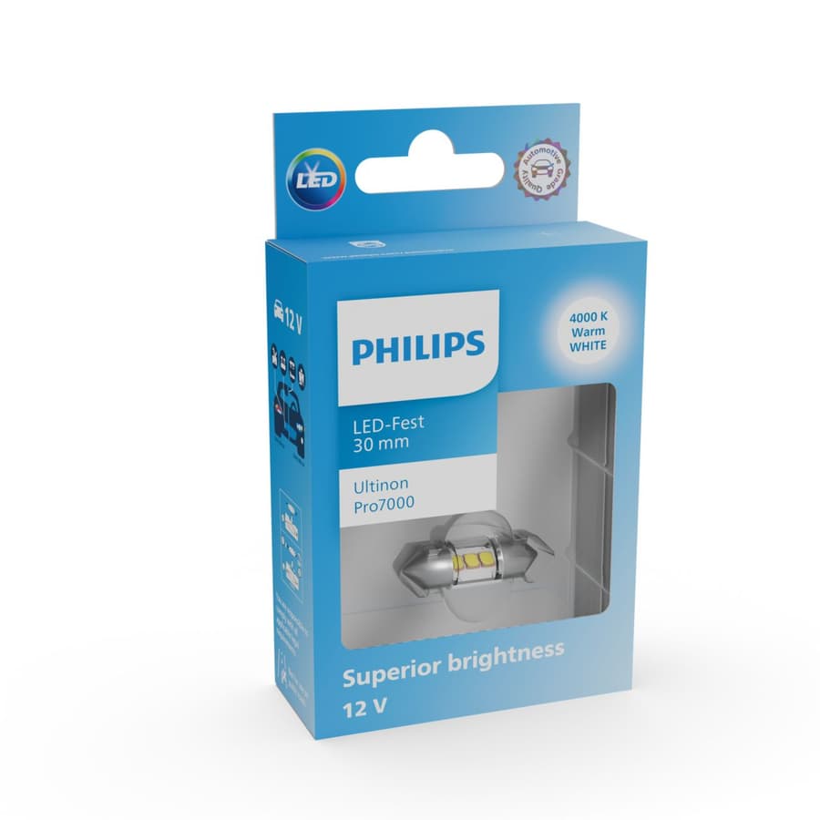 LED-Signallampe Offroad – LED Festoon 30mm 12V SV8.5 Ultinon Pro7000 1 St. Philips