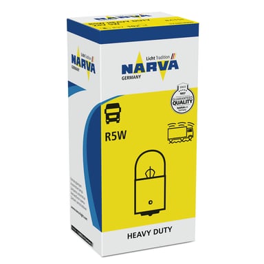 R5W HD 24V 5W BA15s HEAVY DUTY NARVA