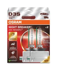 D3S Xenon-Scheinwerferlampe 35W XENARC® NIGHT BREAKER® 220 3 Jahre Garantie* 2 St. OSRAM