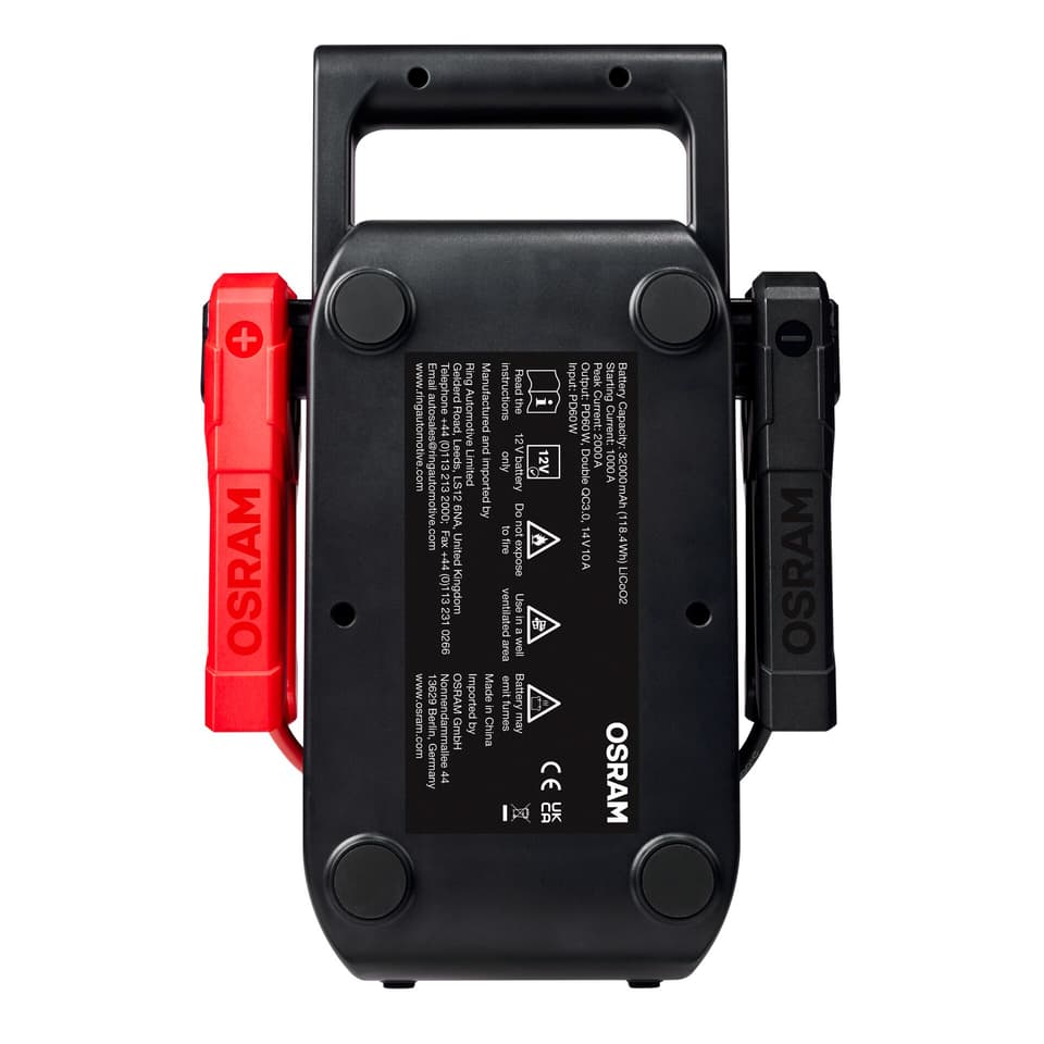 OSRAM BATTERYstart PRO 1000 12-V-Starthilfegerät, 1500 A – OEBSPL1000