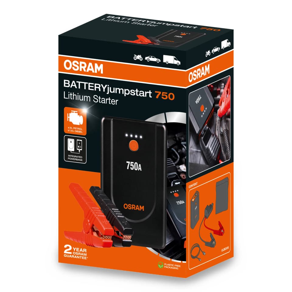 BATTERYjumpstart 750 Starthilfe 750A 1 St. OSRAM