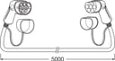 OSRAM BATTERYcharge 7PIN 3PHASE 16A E‑Auto-Ladekabel 11 kW, 5 m – OCC21P05