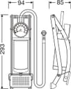 TYREinflate 10 ESSENTIAL Fuß-Luftpumpe 1 St. OSRAM