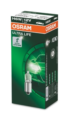 H6W 12V 6W BAX9s ULTRA LIFE 1 St. Faltschachtel OSRAM