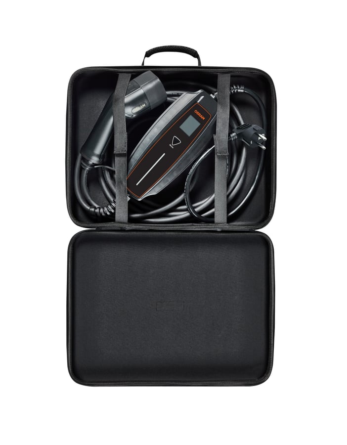 OSRAM BATTERYcharge 7PIN PORTABLE Typ 2 E‑Auto-Ladekabel 1,3/2,2/3,6 kW wählbar, 5 m – OPC20A05