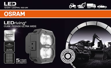 LEDriving® Cube PX3500 Ultra Wide - Profesionelles Licht 1 St. OSRAM