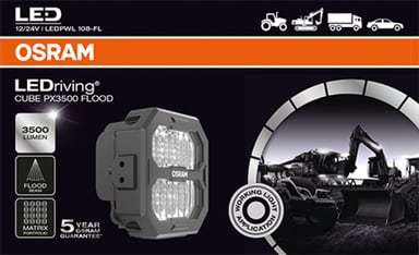 LEDriving® Cube PX3500 Flood - Profesionelles Licht 1 St. OSRAM