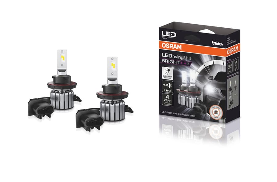 H13 LED-Nachrüstlampe Offroad – LEDriving HL BRIGHT H13 12V 15/10W P26.4t 6000K White 2 St. OSRAM