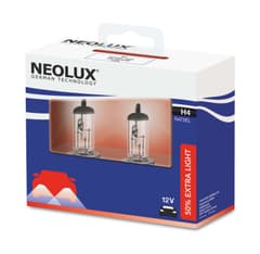 H4 Halogen-Scheinwerferlampe 12V 60/55W P43t Extra Light +50% 2 St. NEOLUX