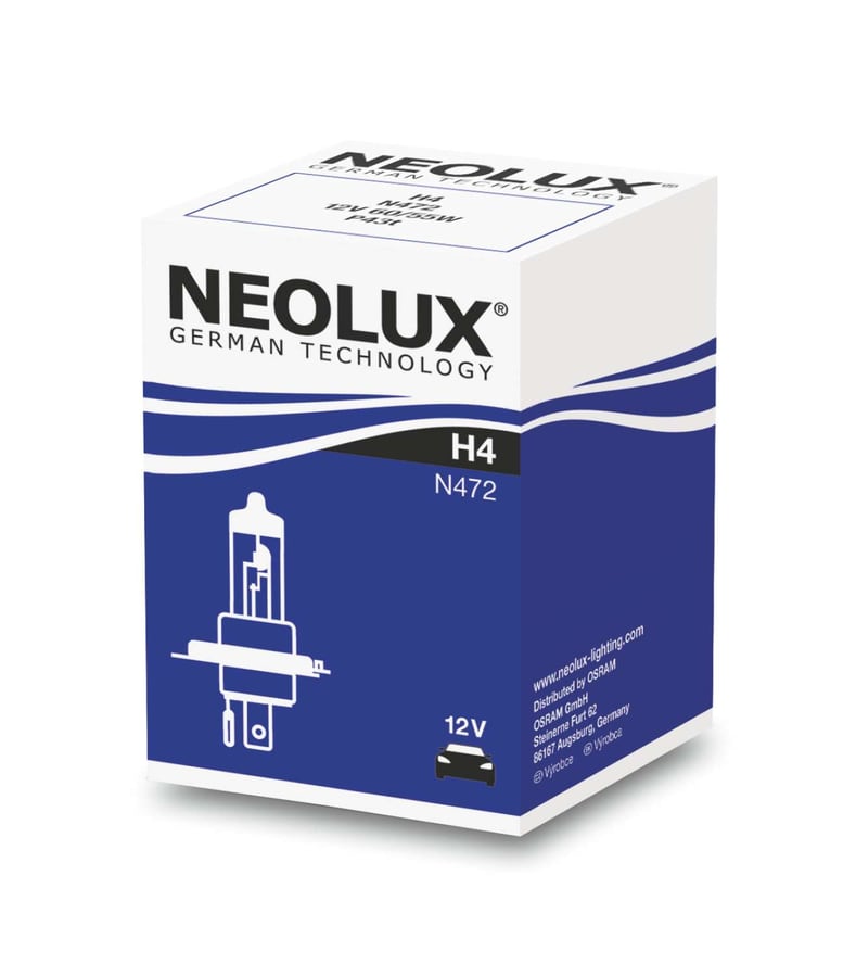 H4 Halogen-Scheinwerferlampe 12V 60/55W P43t 1 St. NEOLUX