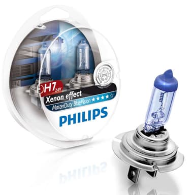 H7 LKW-Scheinwerferlampe 24V 70W PX26d MasterDuty BlueVision 2 St. Philips