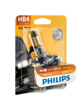HB4 Halogen-Scheinwerferlampe 12V 51W P22d Vision +30% 1 St. Blister Philips