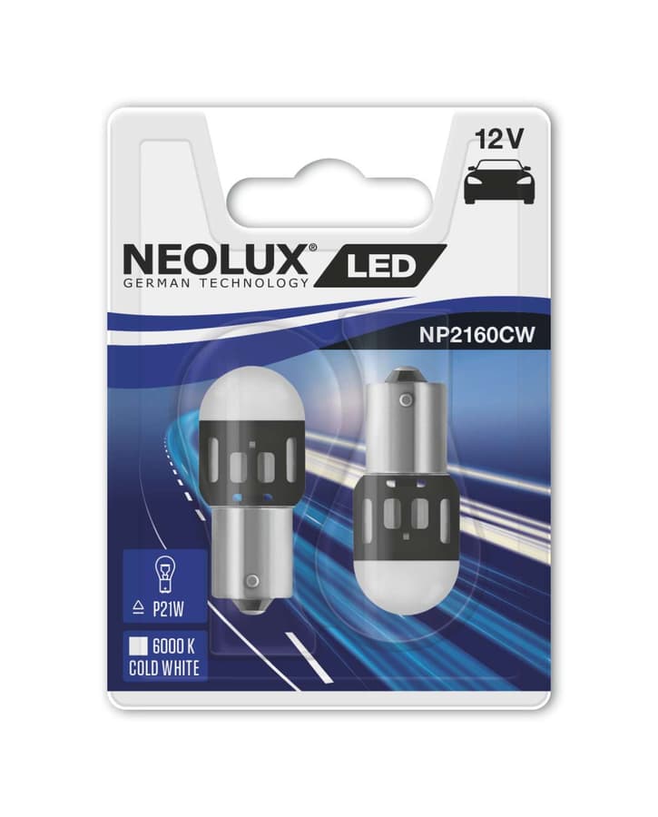 P21W LED-Signallampe Offroad – P21W 12V 1,2W BA15S LED Retrofits NP2160CW-02B 2 St. NEOLUX