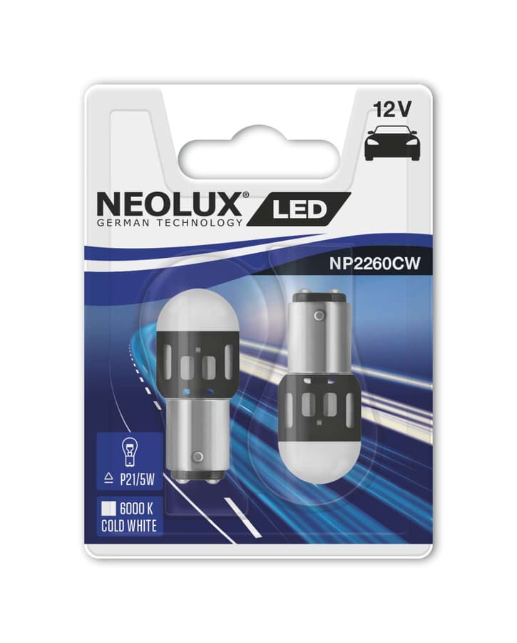 P21/5W LED-Signallampe Offroad – P21/5W 12V 1,2W BAY15D LED Retrofits NP2260CW-02B 2 St. NEOLUX