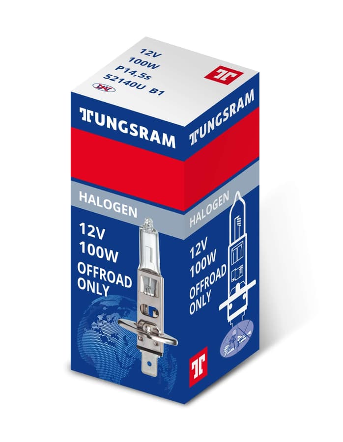 H1 Halogen-Scheinwerferlampe 12V 100W P14.5s Rally 1 St. Tungsram